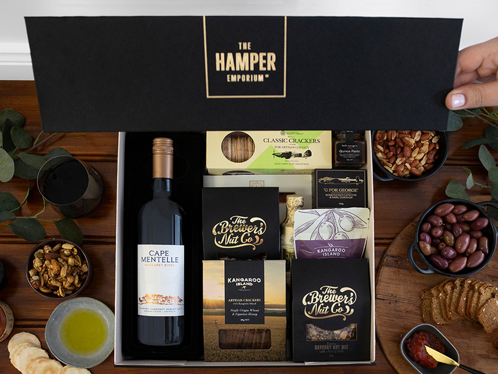 Red Wine and Nibbles Hamper